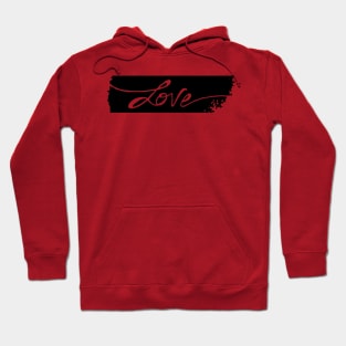 Cursive Love Handwritten Hoodie